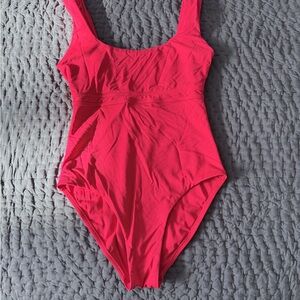 Melissa Odabash Bold Red One Piece Swimsuit